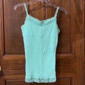 Justice Mint Green Lace Camisole
